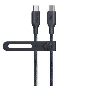 Anker 543 USB-C to USB-C Cable (Bio-Braided), 3ft Black / Durable, Fast / NIB